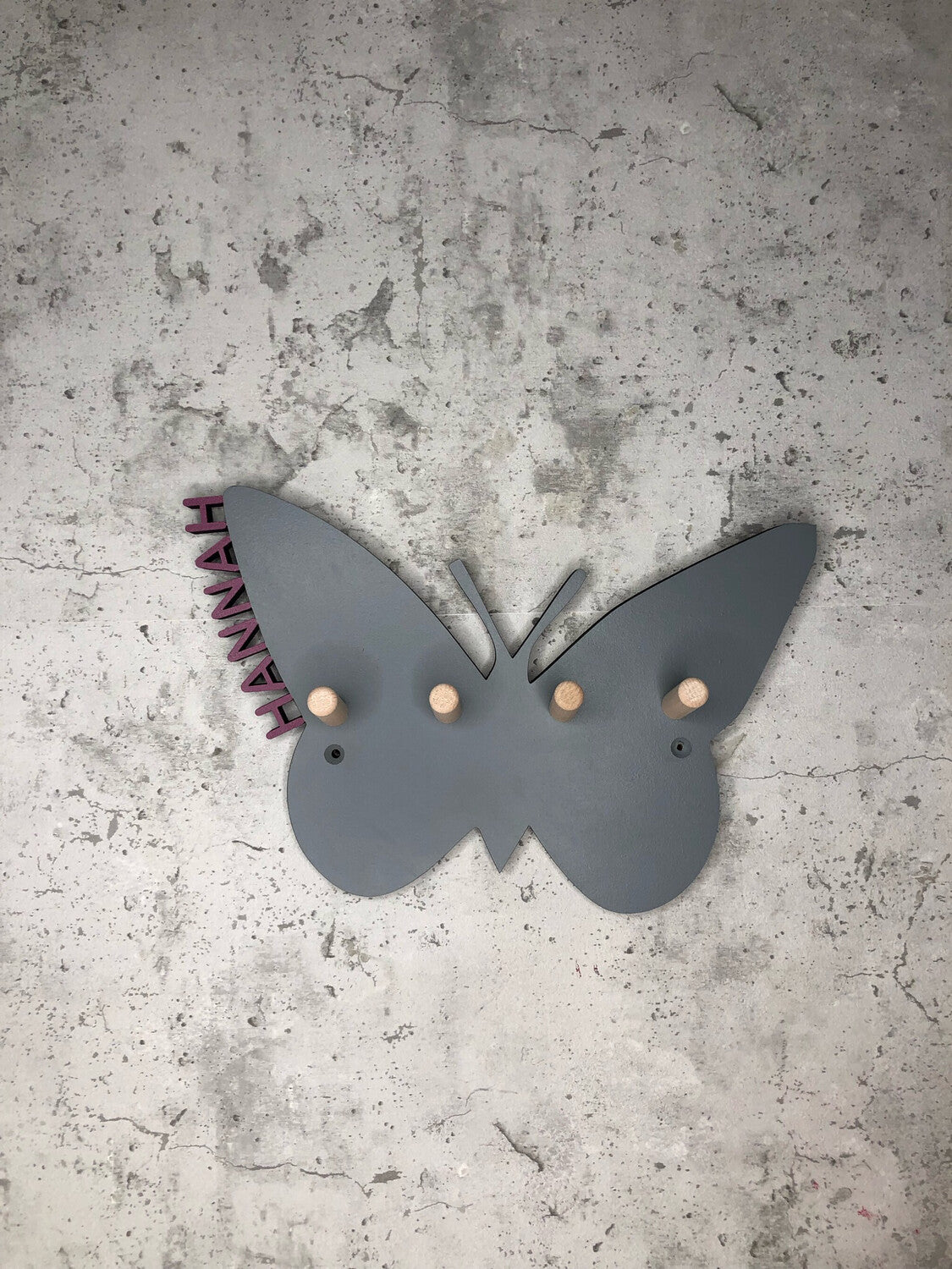 Kindergarderobe Schmetterling