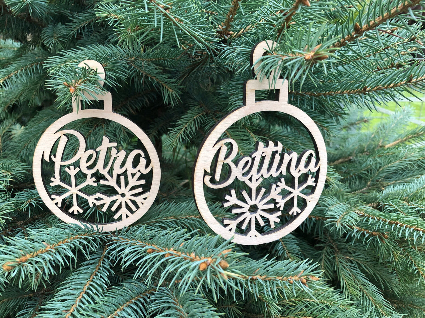 Christbaumkugeln personalisiert