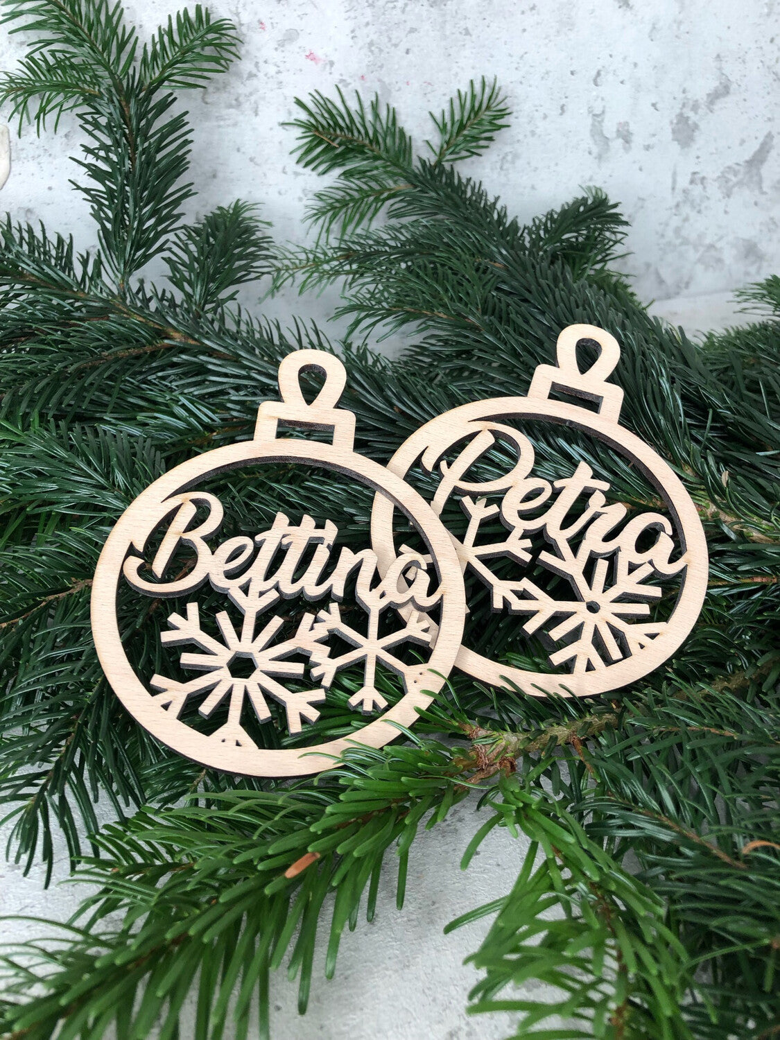 Christbaumkugeln personalisiert