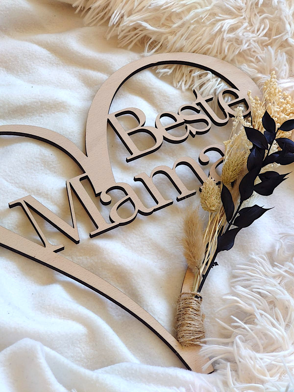 Namensherz - Beste Mama/Bester Papa