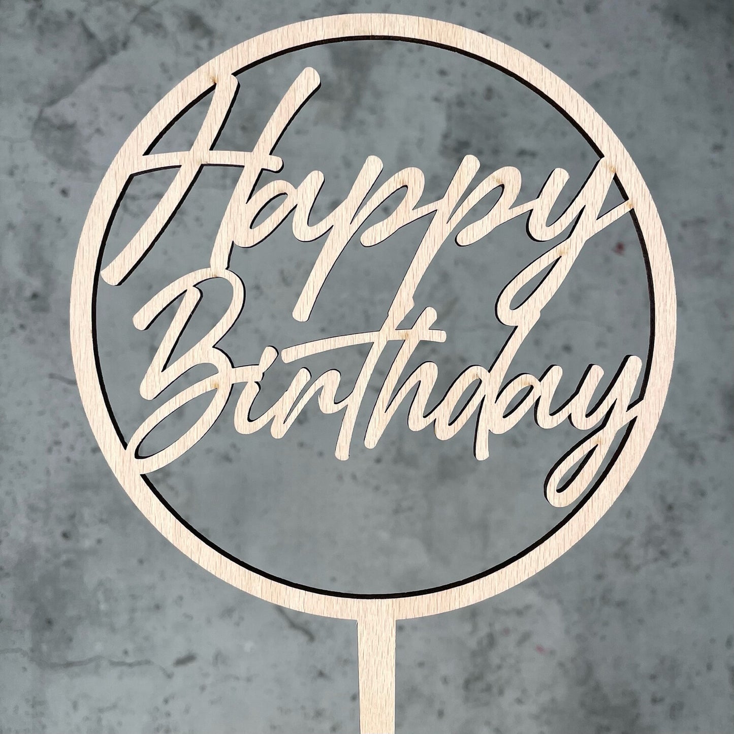 Cake Topper - Happy Birthday 2