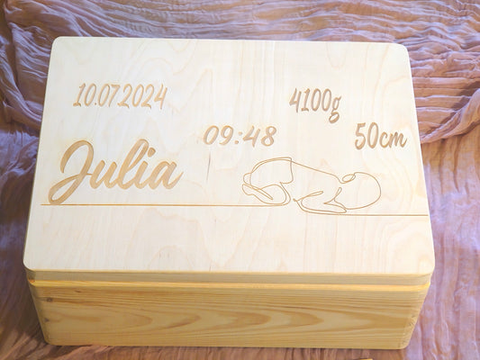 Erinnerungsbox Geburt - Classic