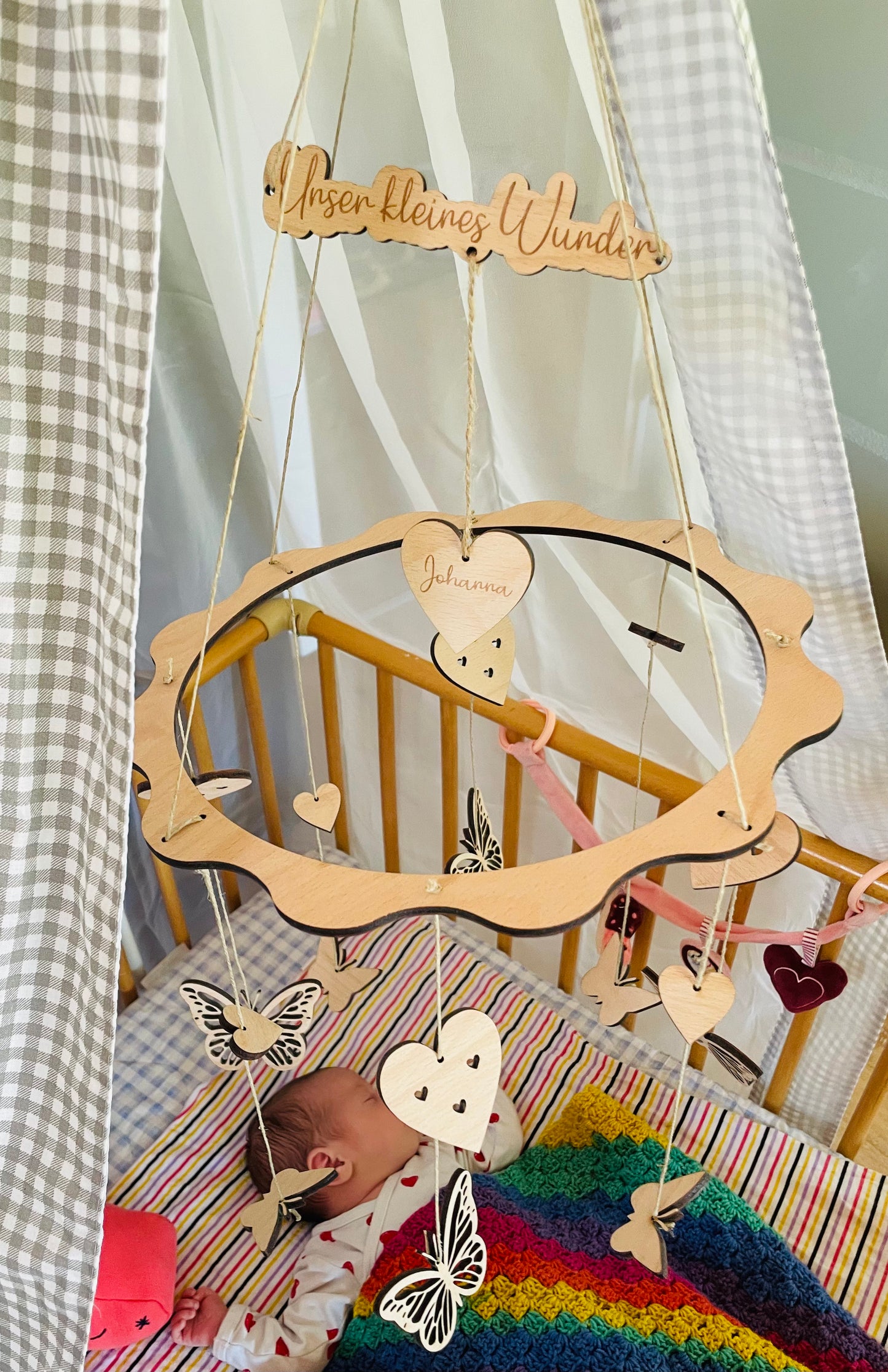 Baby - Mobile "Unser kleines Wunder"