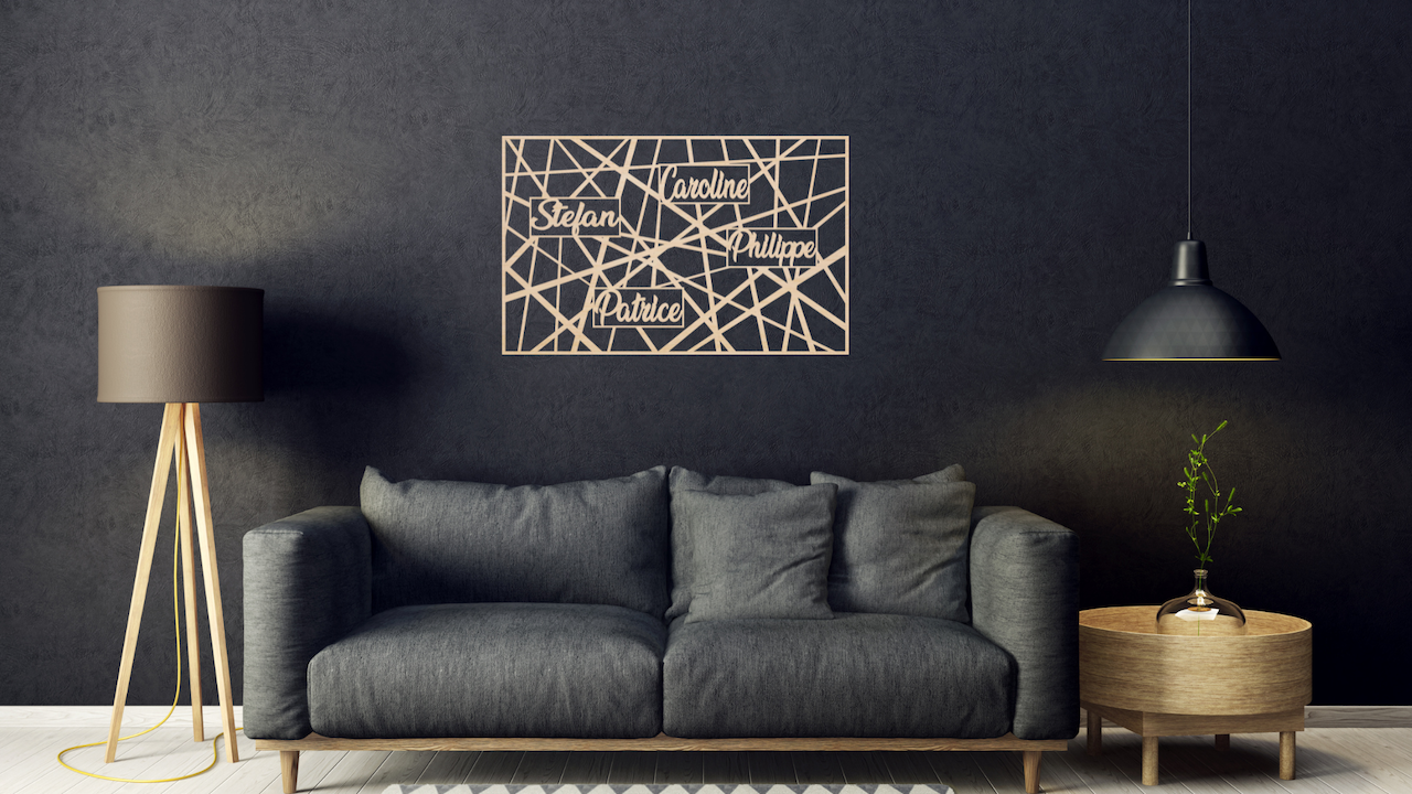 XXL Wanddeko HolzKind-Edition