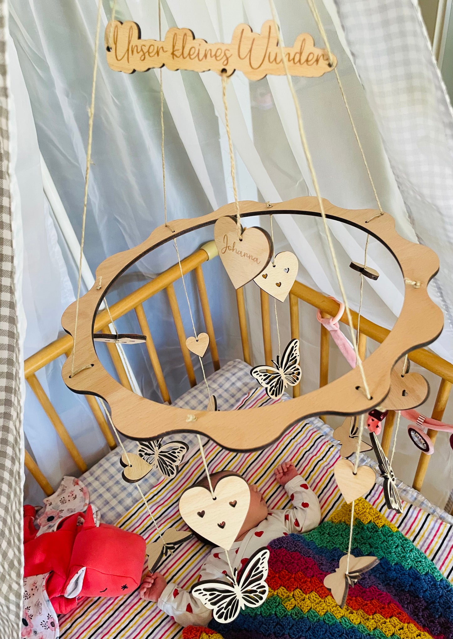 Baby - Mobile "Unser kleines Wunder"