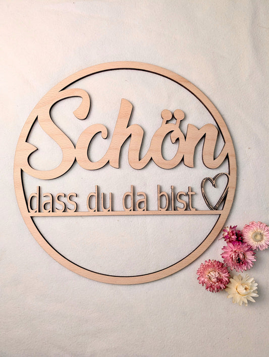 Namenskreis - Schön dass du da bist